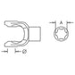 A-BP203193851-A-AI Implement Yoke, Splined 1 3/4" - 20 Spline w/ Slide