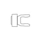 A-BP507170351-A-AI Tractor Yoke, Splined 1 3/8" - 6 Spline w/ QDP
