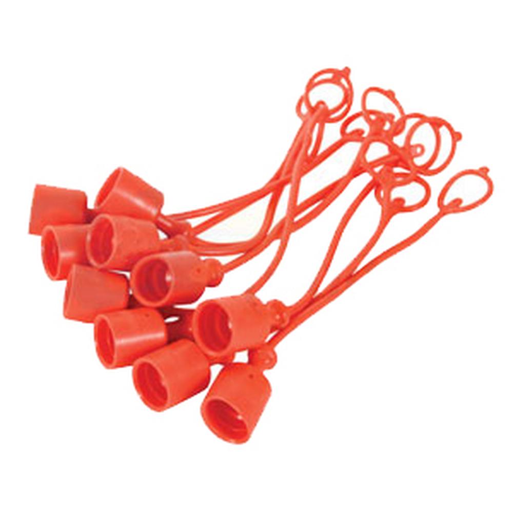 A-C211019-AI Dust Cap, 1/2", Orange