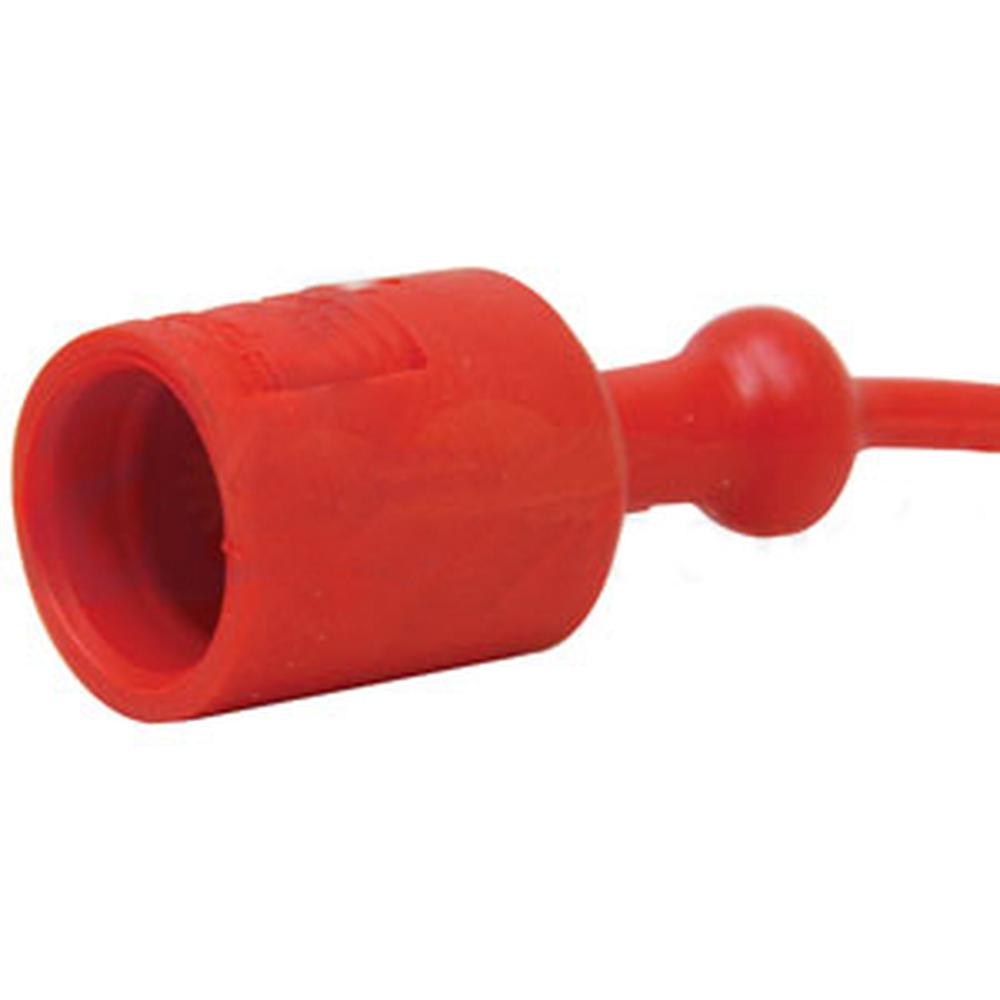 A-C211317-AI One New Replacement Dust Cap, 3/8", Red