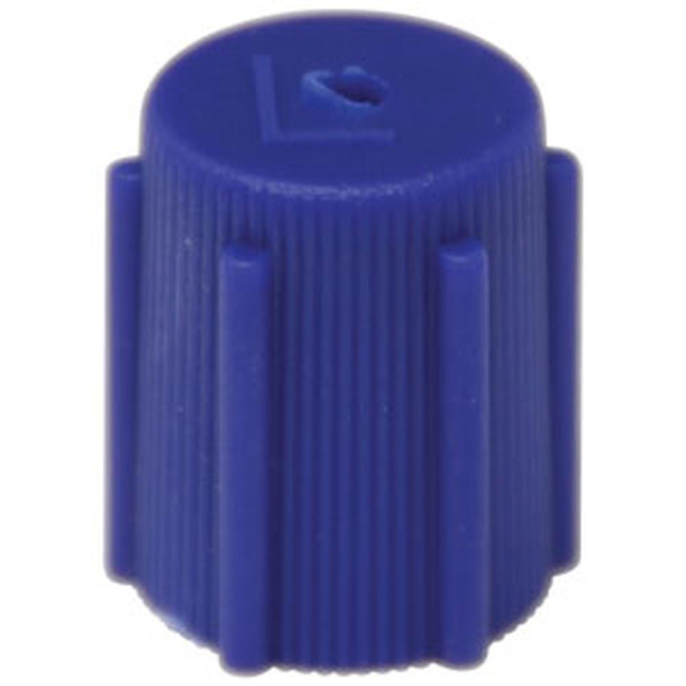 A-CP0131-AI 13mm Blue R-134a Low Side Valve Port Cap OEM & Aftermarket (5 pack)