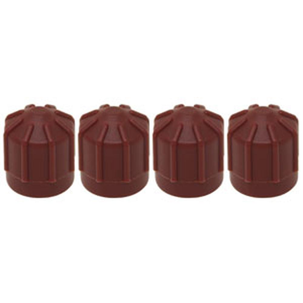 A-CP0136-AI 16mm Red R-134a High Side Valve Port Cap (4 Pack)