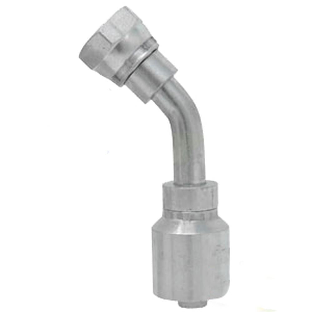 A-F-DL4508-15-22-W-AI Din Light 24 degree Seat 45 degree Female Swivel O-Ring