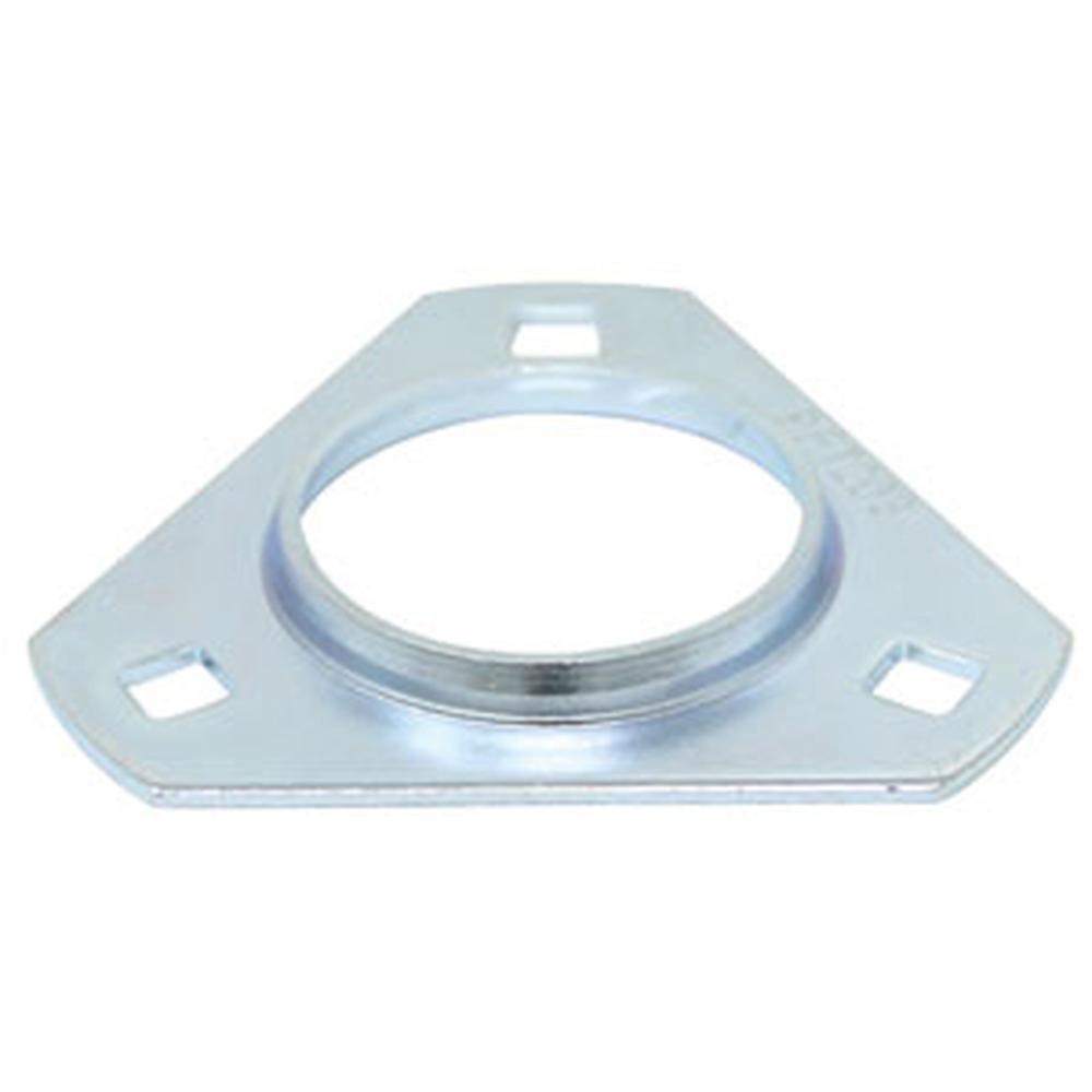 A-FTR340-I-AI Flange Half, Bearing; 3 Bolt Triangular