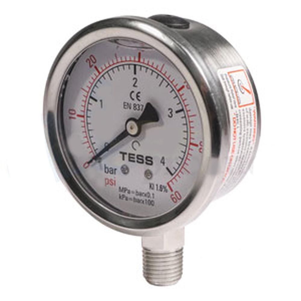 A-GG60-AI Gauge, 60 Lb.; Glycerin Filled