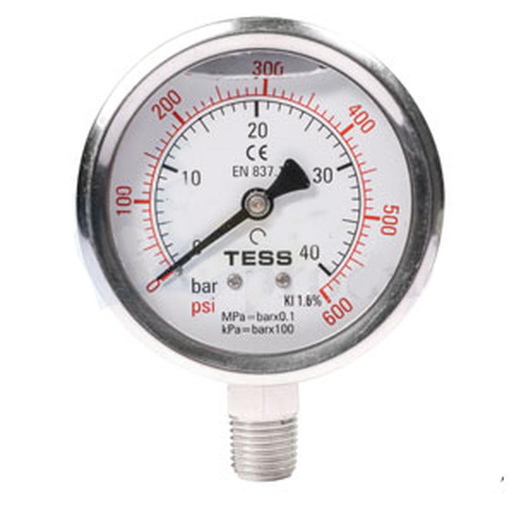 A-GG600-AI Gauge, 600 Lb.; Glycerin Filled