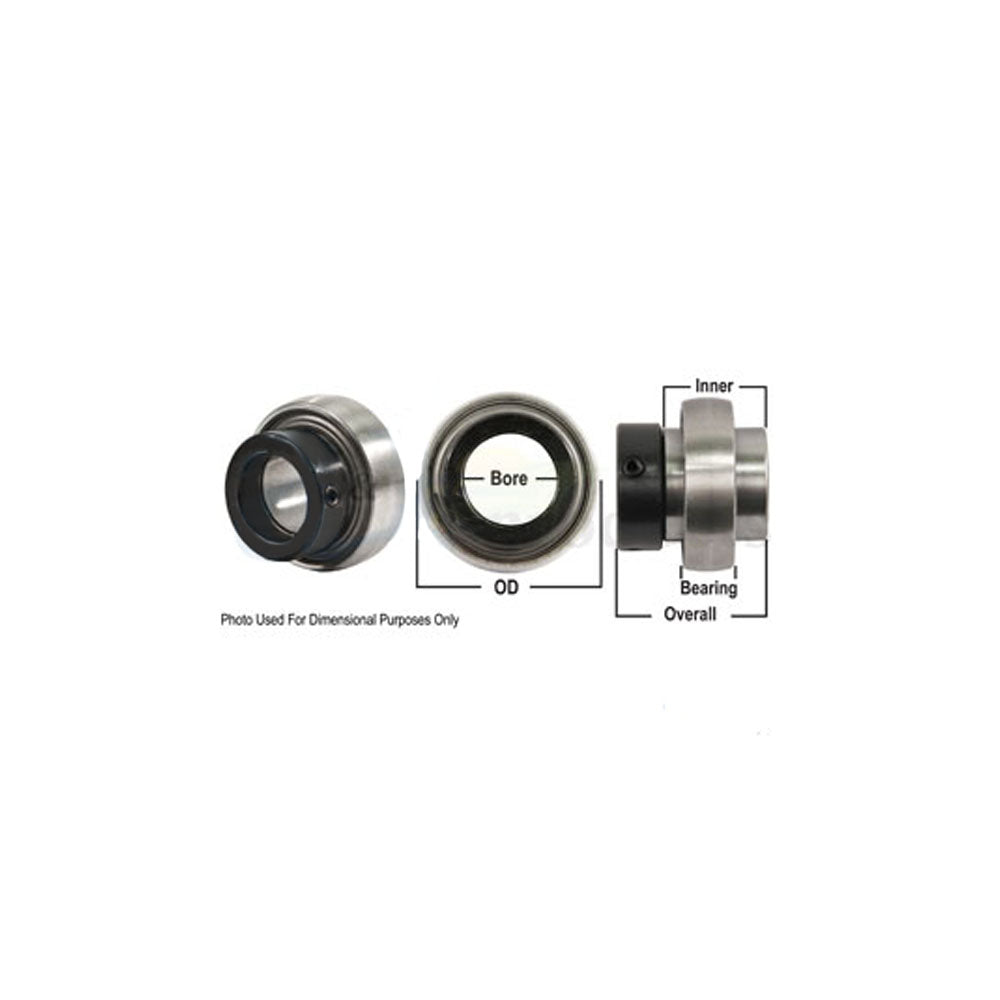 A-GRA114RRB-I-AI Bearing, Ball; Spherical W/ Collar, Re-Lubricatable