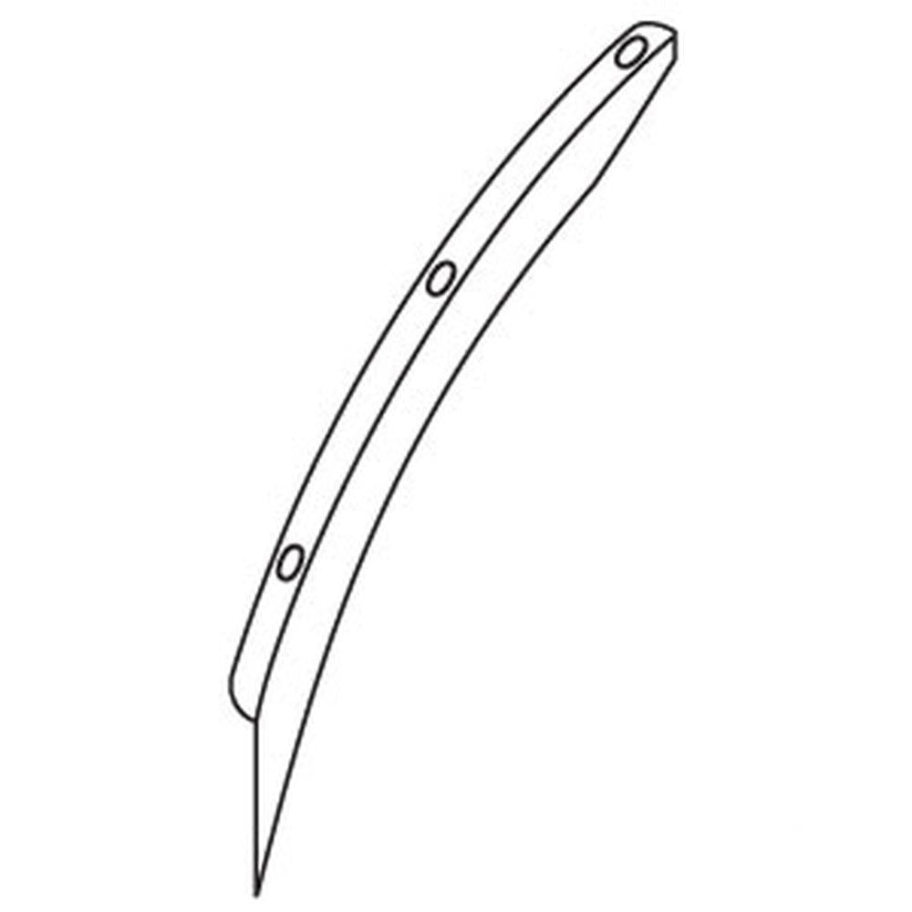 H130949 Deflector, Straw Chopper RH, Deep - Fits John Deere CTS, 9410, 9501 +