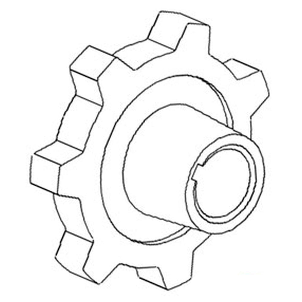 A-H63577 Sprocket, Clean Grain Elevator, Upper