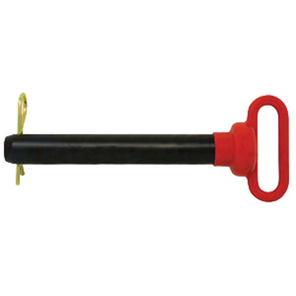 A-HP109-AI Hitch Pin, Red Handled 1 1/4" x 8 1/2"