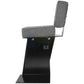 A-IS8212-AI Seat, Instuctional; Black/Gray Matrix Fabric w/ Handle
