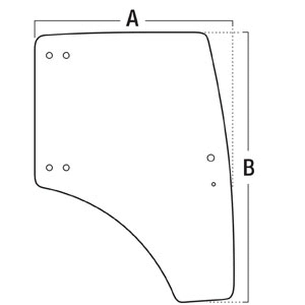 A-LVU31699 Glass, Door (RH)