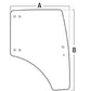 A-LVU31699 Glass, Door (RH)