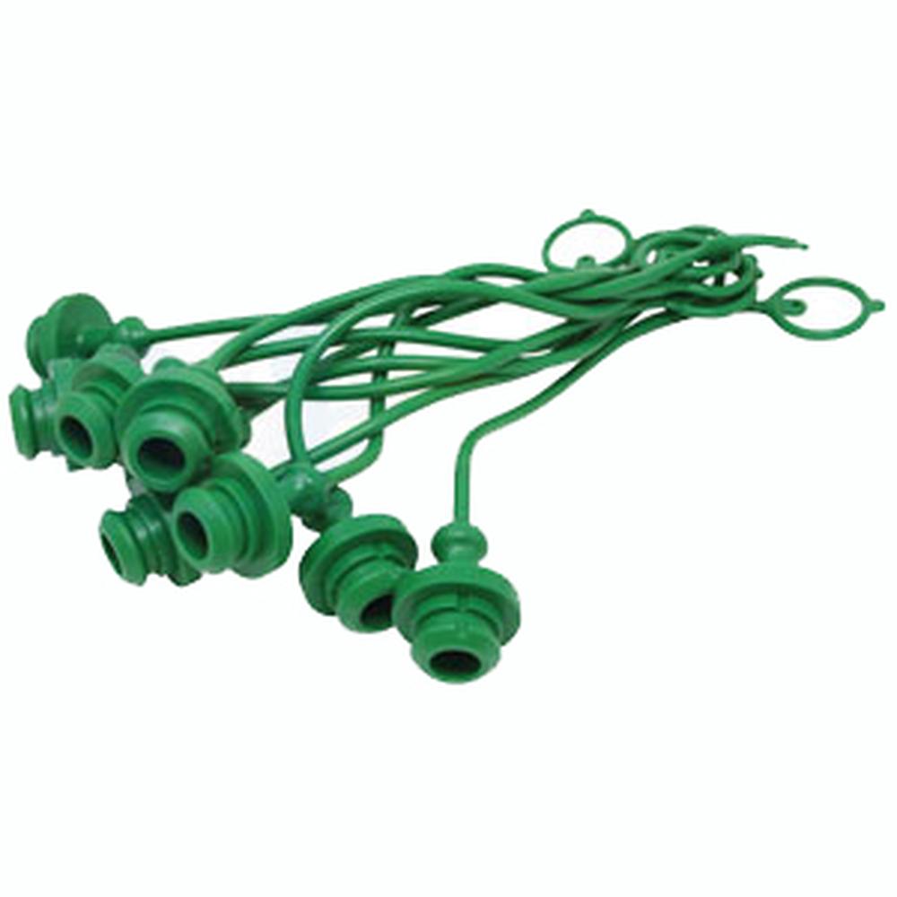 A-P211010-AI Dust Plug, 1/2", Green (10 pkg)