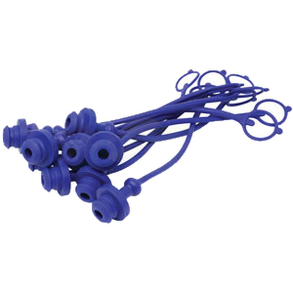 A-P211048-AI Dust Plug, 3/8", Blue (10 pkg)