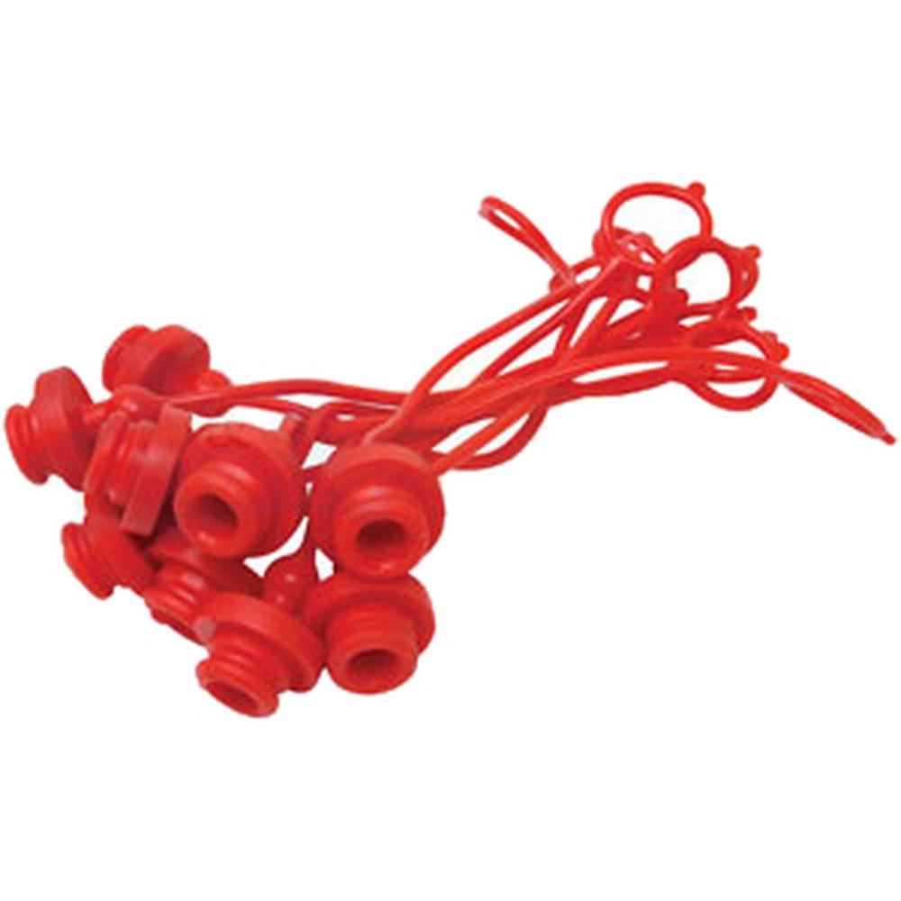 A-P211311-AI Dust Plug, 3/8", Red (10 pkg)
