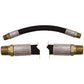 A-PHA2W1212-AI 1/2" Hydraulic Hose Assembly, Rigid x Rigid Male NPT, 12"