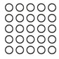 One New Pack of (25) O-Rings R495R Fits John Deere 624E 624G 624H 644E 644G