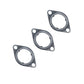 Qty 3: Gasket; Exhaust Manifold Fits John Deere Replaces R119395