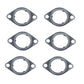 Qty 6: Gasket; Exhaust Manifold Fits John Deere Replaces R119395