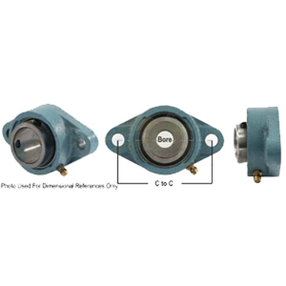 A-SATNR1716R-I-AI 2 Bolt Flanged W/ Set Screws