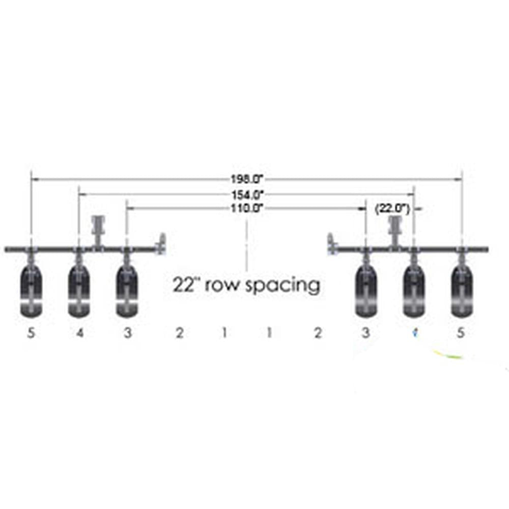 One (1) New Aftermarket Replacement 6 Row Frame Kit A-STR6600