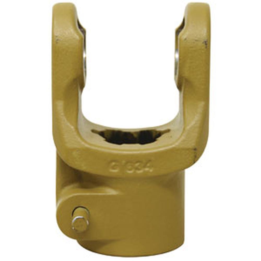 A-W019520-AI Tractor Yoke, Splined 1 3/4" - 6 Spline w/ QDP