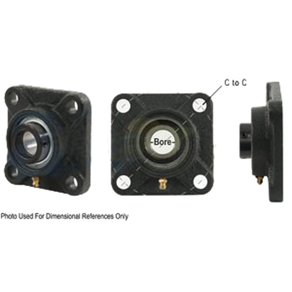 A-WGFZ26-I-AI 4 Bolt Flanged Bearing W/ Lock Collar, Re-Lubricatable