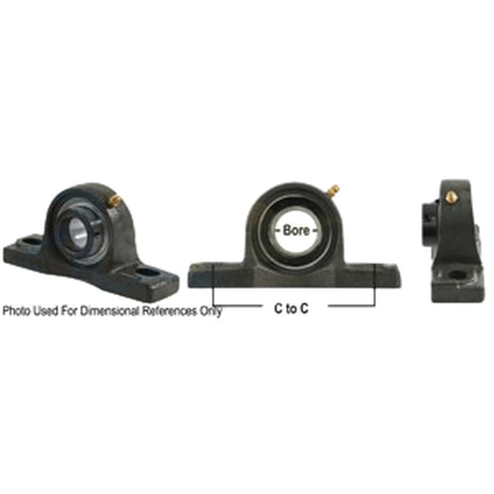 A-WGPZ32-I-AI Pillow Block Assembly W/ Lock Collar, Re-Lubricatable