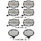 A-WL789KT-AI Light Kit, LED, 8 Lights