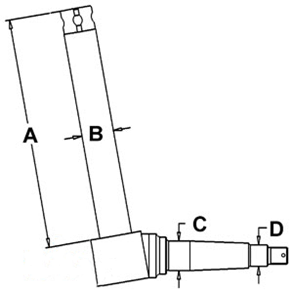 Crankshaft A144011 Fits Case Backhoe Loaders 580C 580D