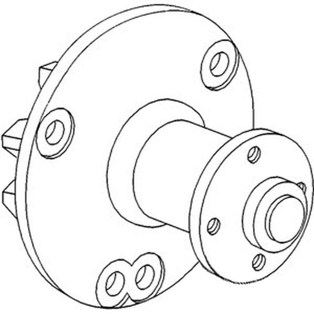 A146584 Water Pump Fits Case-IH 530, 570, 630, 1835, 1845, 1845B, 1845S+