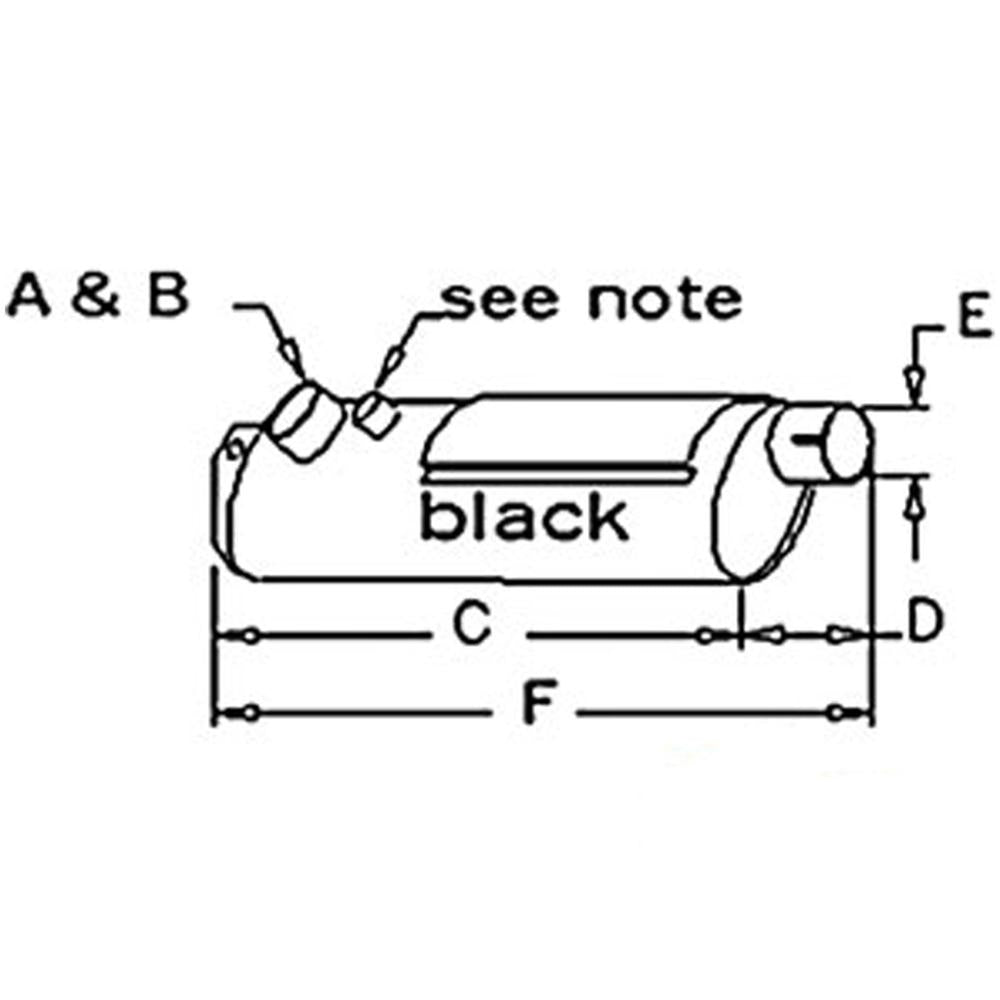 A147065 Muffler Fits Case 2290 2294 Tractors without Loaders