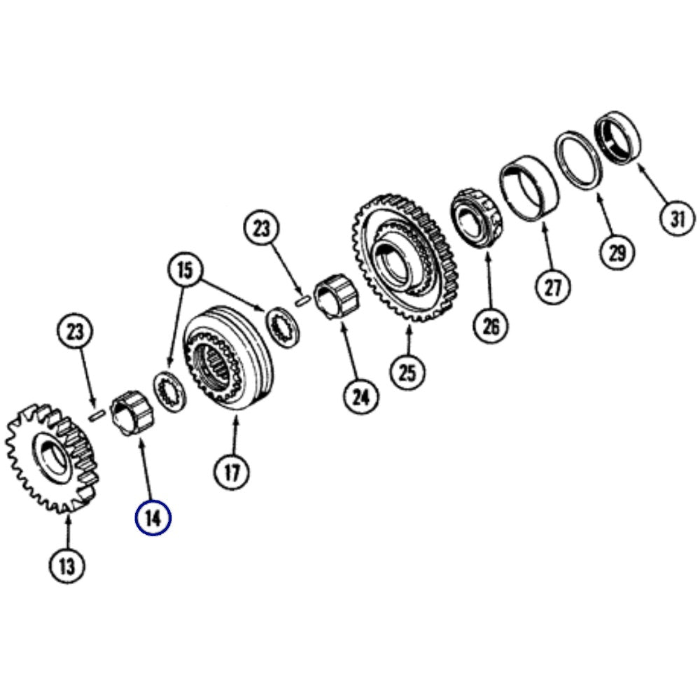 Bushing Fits Case/International Harvester Replaces A150317