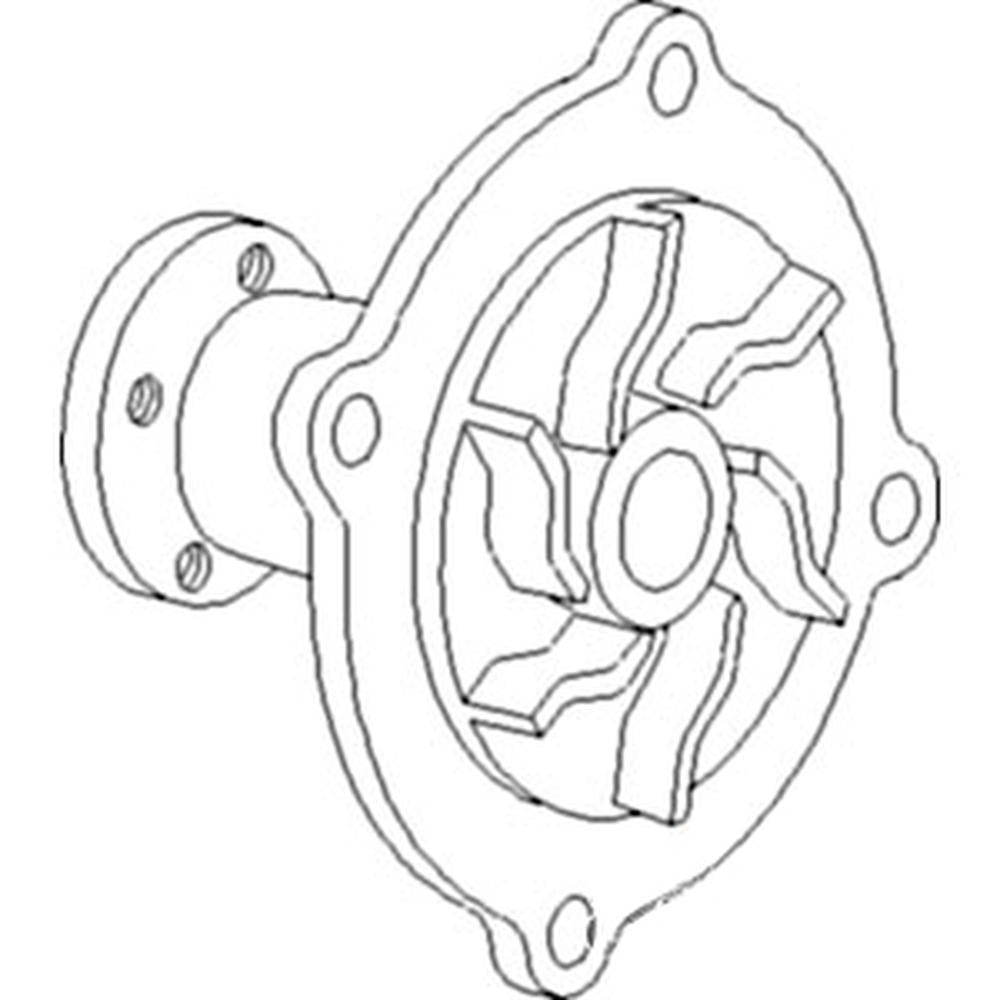 Water Pump Fits Case 770 870 970 1070 A48367 A58738 A62972 A58739 A152179