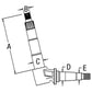 A154657 New LH/RH Steering Spindle Fits Case Models 380B 480A 580A 580B