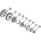 A156260 Countershaft Adjusting Nut Fits Case Backhoe Loaders 584E 480LL 580K++