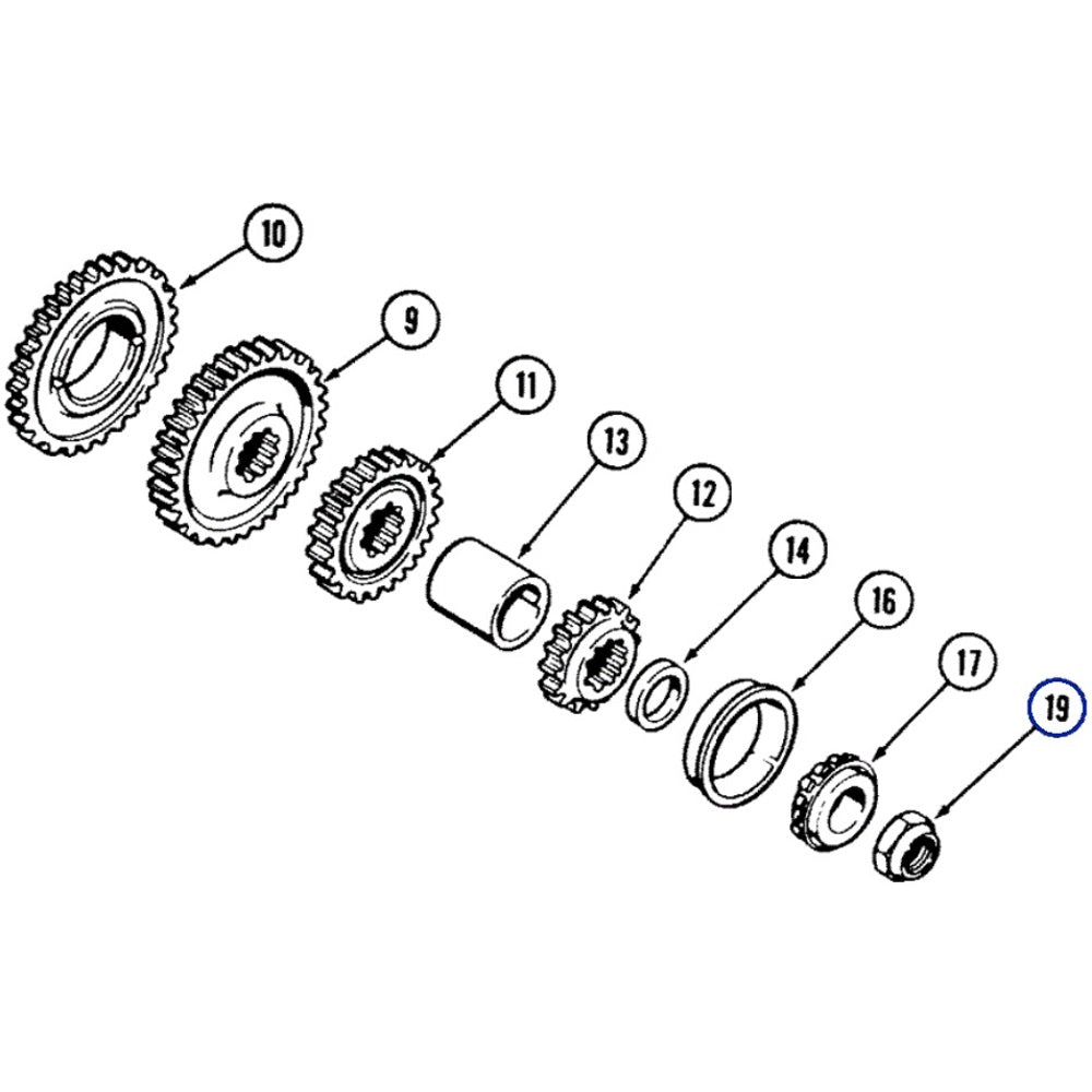 Nut(s) Fits Case/International Harvester Replaces A156260
