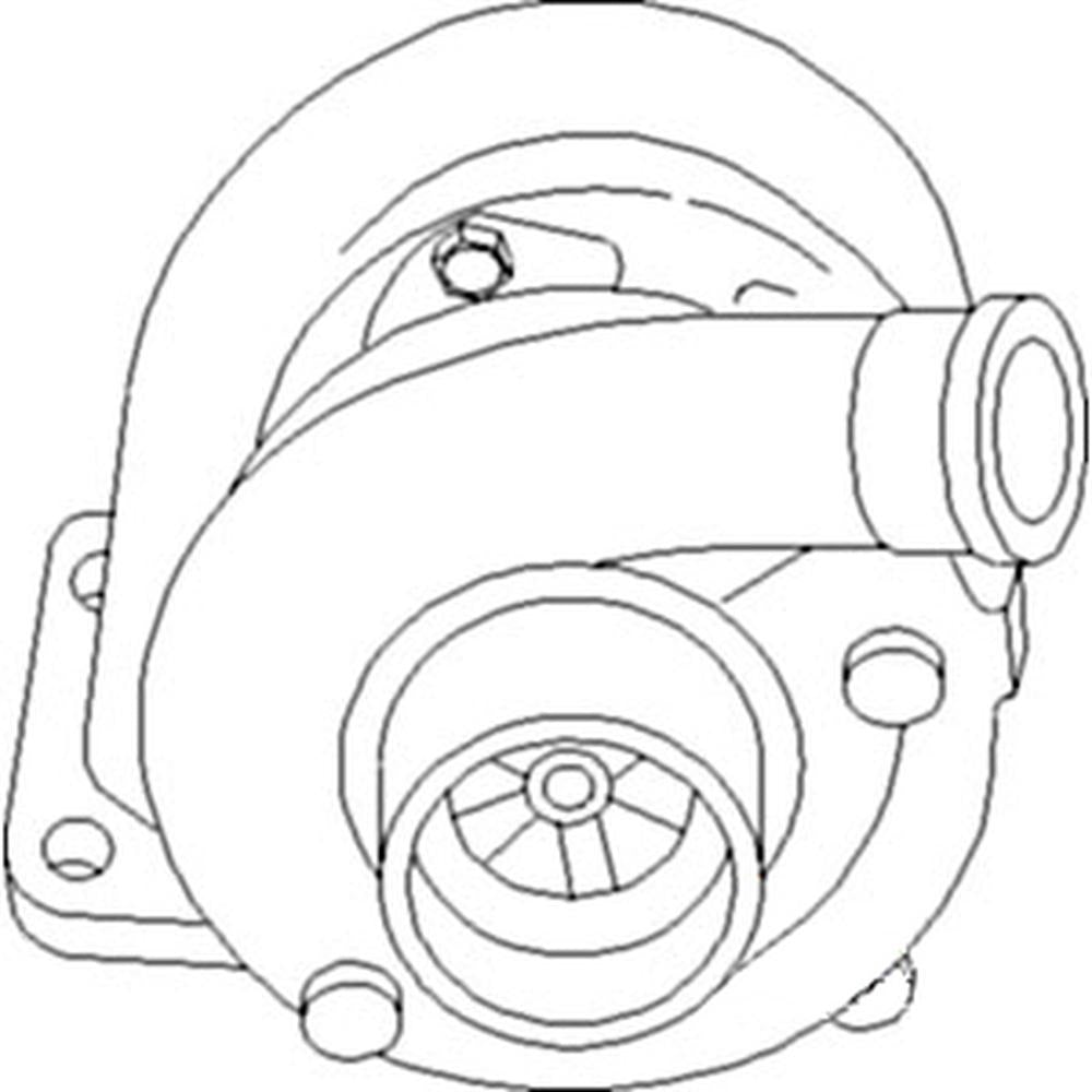 A157337 Turbo Fits Case IH 780 780B 850B 850C 855C W14 A151278 A42166 A48194