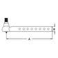 WN-A160197-PEX Tie Rod, Outer, RH Fits Case 2090 2094 2096 2290 2294 2390 2394