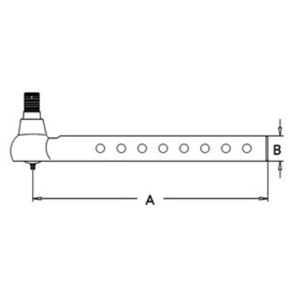 A160197 Outer Tie Rod End Fits Case IH Tractor 2090 2094 2096 2290 2294 2390