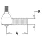 WN-A160200-PEX Tie Rod, Outer, LH Fits Case 1896 2090 2094 2096 2290 2294 2390