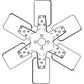 A173716 New 6 Blade Fan Fits Case-IH Harvester Tractor Models 460 560 3514