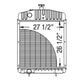 WN-A184365-PEX Radiator Fits Case 2390 2394 2590 2594 3294 3394 3594