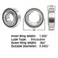 A20649 New Tractor Spherical Disc Bearing Round Bearing
