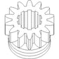 VT402214 Teeth PTO Drive Gear Fits Case VA VAC VAI VAO A29385