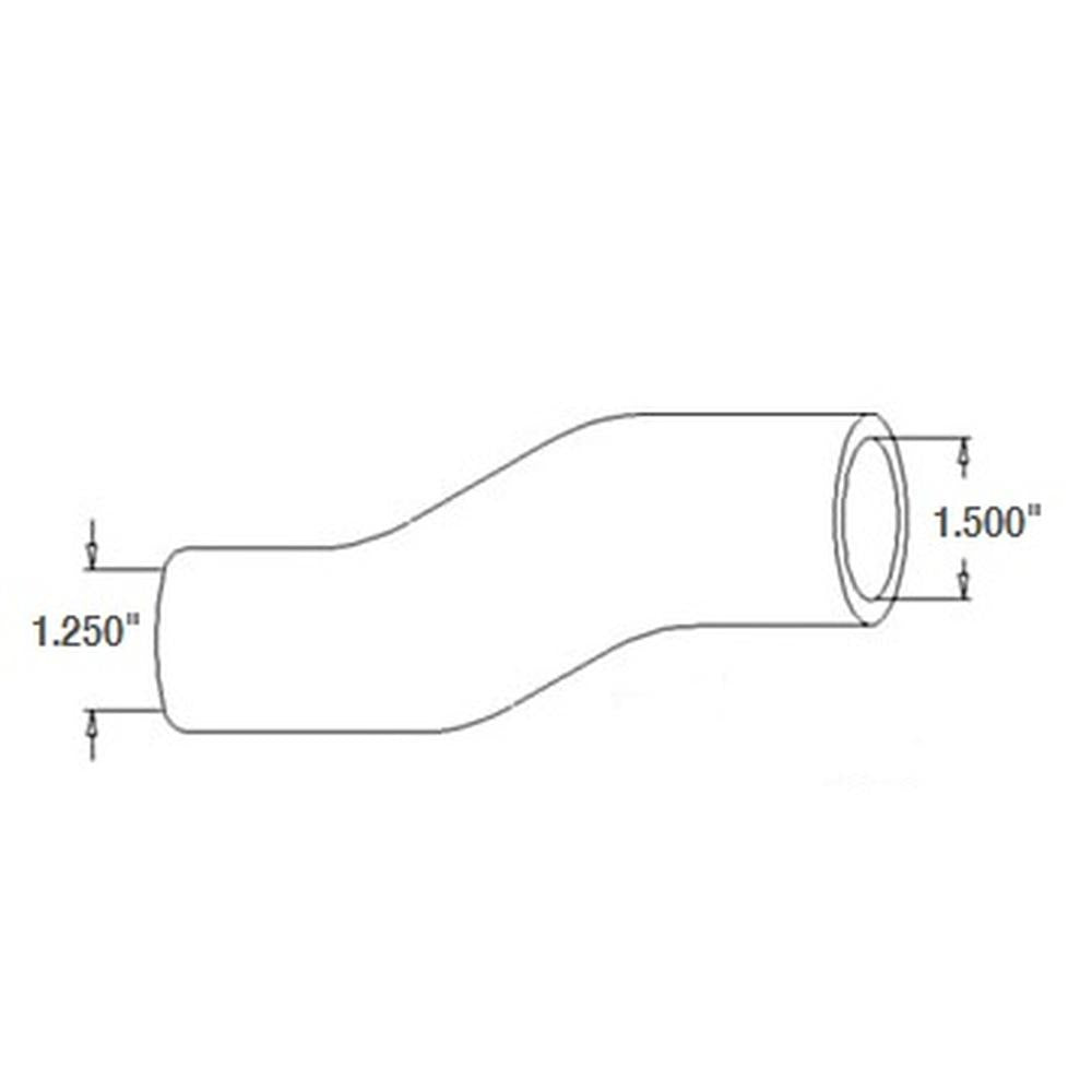 A34438 New Water Pump Bypass Hose Fits Case-IH Harvester Tractor Model 1030