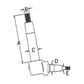 A36534 New RH / LH Spindle Fits Case-IH Tractor Models 200 300 430 530