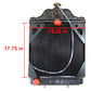A39345 Radiator Fits Case-IH Backhoe 570 530CK 580CK 580B