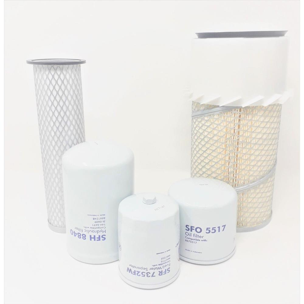 5-Piece Filter Kit Fits Ford/New Holland